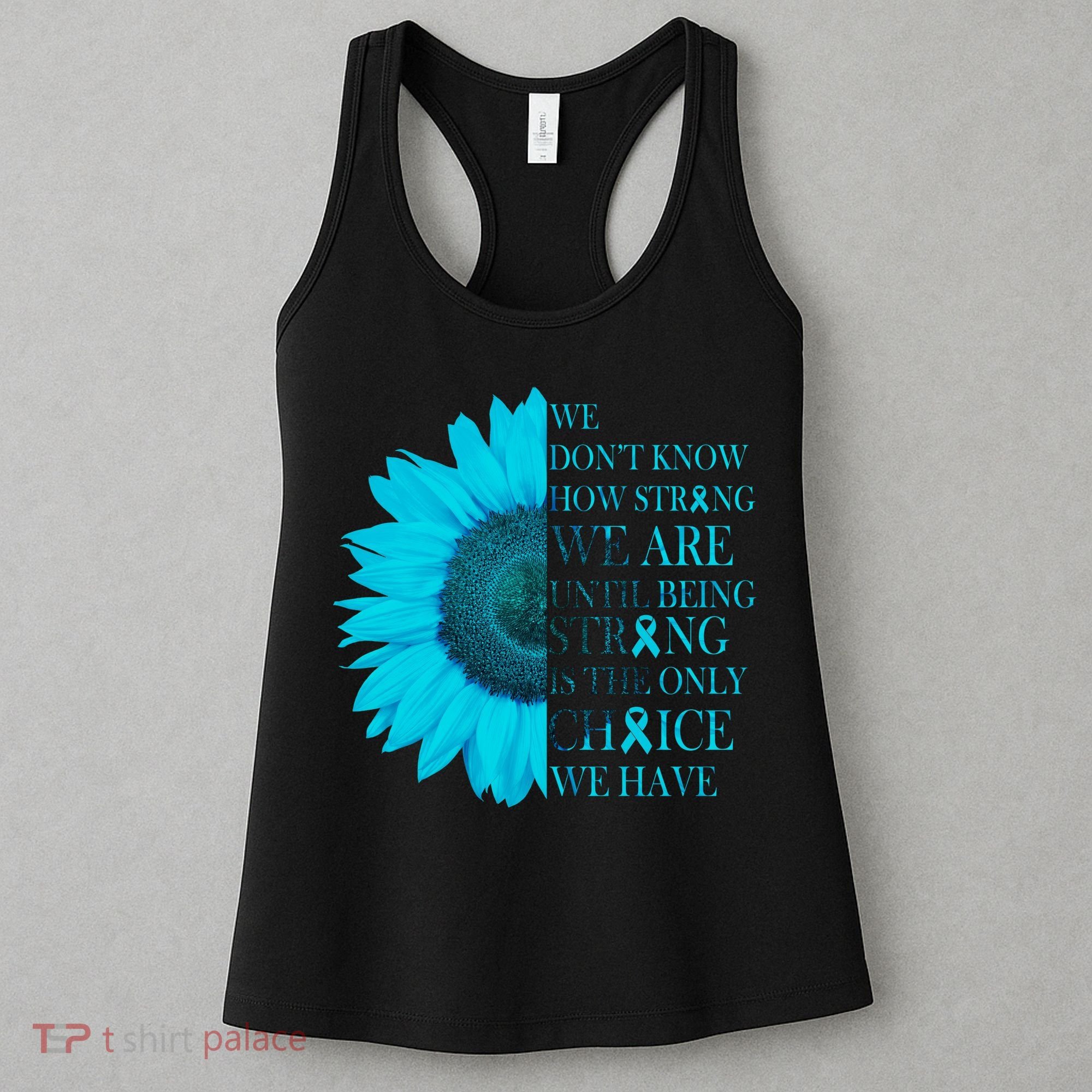 Colon Cancer Awareness Sunflower Women's Tank Top