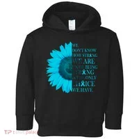 Colon Cancer Awareness Sunflower Toddler Hoodie thumb 0