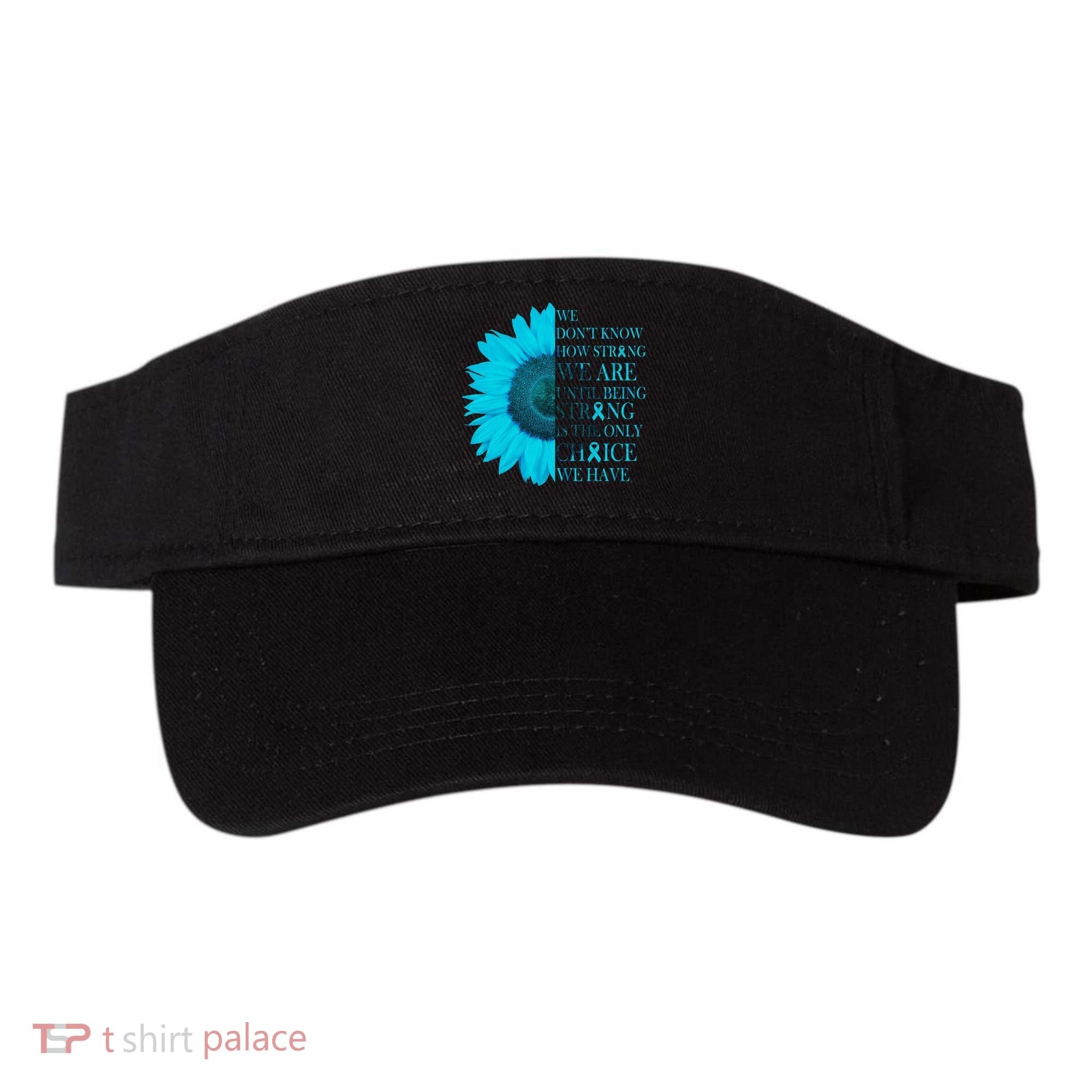 Colon Cancer Awareness Sunflower Visor