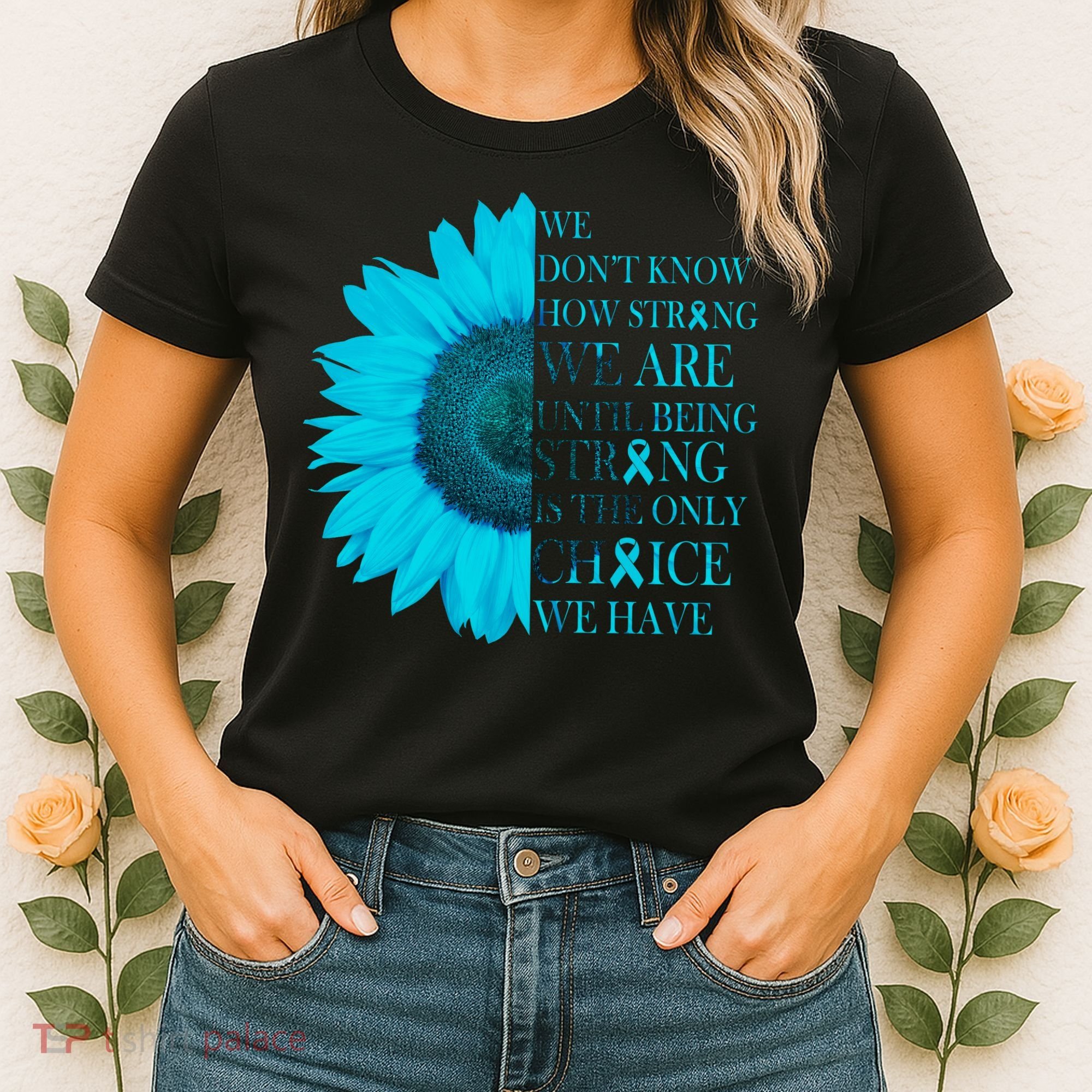 Colon Cancer Awareness Sunflower Women's T-Shirt