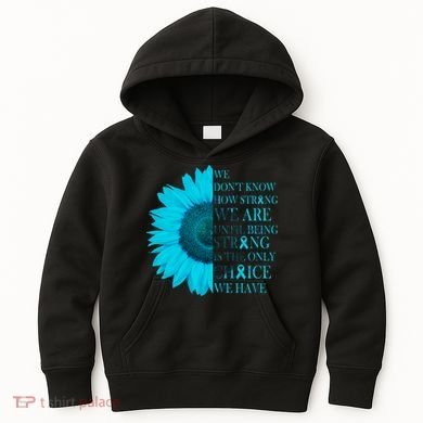 Colon Cancer Awareness Sunflower Kids Hoodie