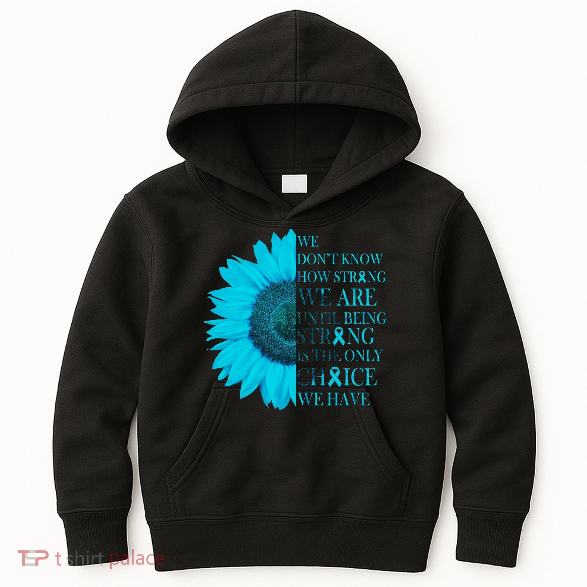 Colon Cancer Awareness Sunflower Kids Hoodie
