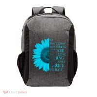 Colon Cancer Awareness Sunflower Vector Backpack thumb 0