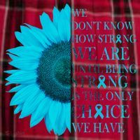 Colon Cancer Awareness Sunflower Women's Flannel Plaid Pajama Pants thumb 2