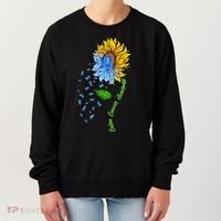 Colon Cancer Awareness Sunflower Support Women's Sweatshirt thumb 0
