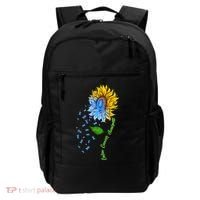 Colon Cancer Awareness Sunflower Support Backpack thumb 0
