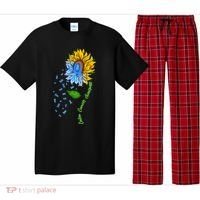 Colon Cancer Awareness Sunflower Support Pajama Set thumb 0