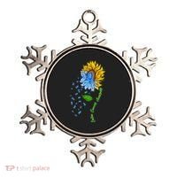 Colon Cancer Awareness Sunflower Support Ornament thumb 0