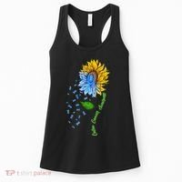 Colon Cancer Awareness Sunflower Support Women's Tank Top thumb 0