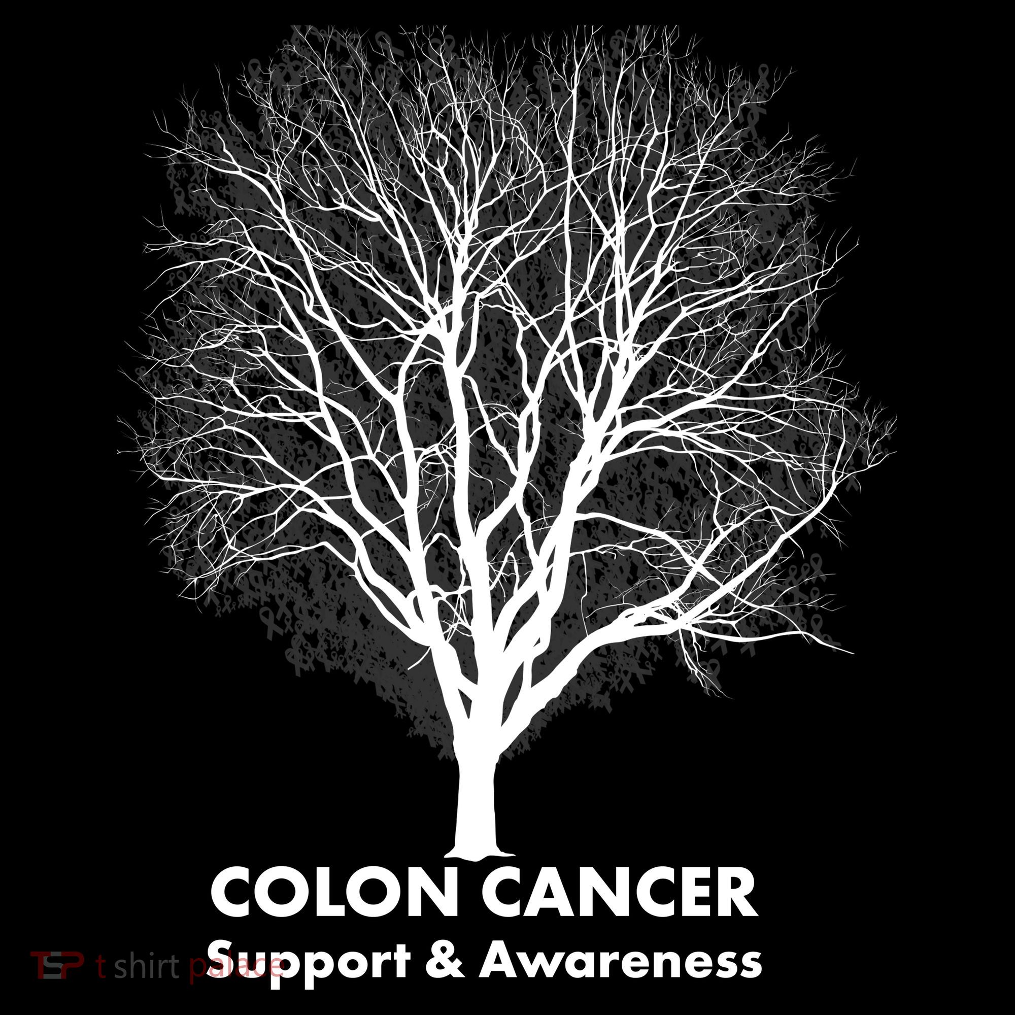 Colon Cancer Awareness Tree Backpack