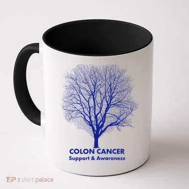 Colon Cancer Awareness Tree Coffee Mug