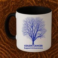 Colon Cancer Awareness Tree Coffee Mug thumb 2