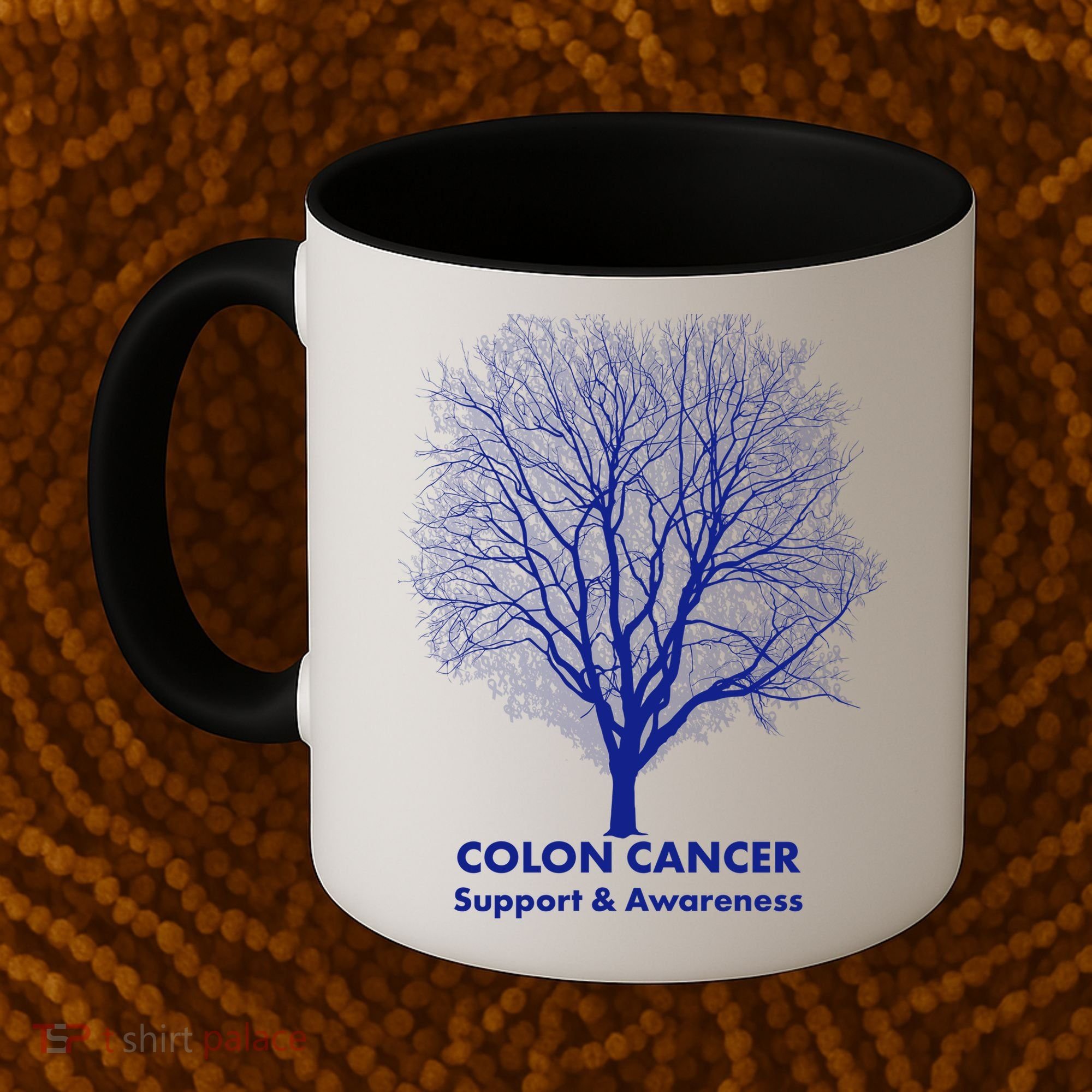 Colon Cancer Awareness Tree Coffee Mug