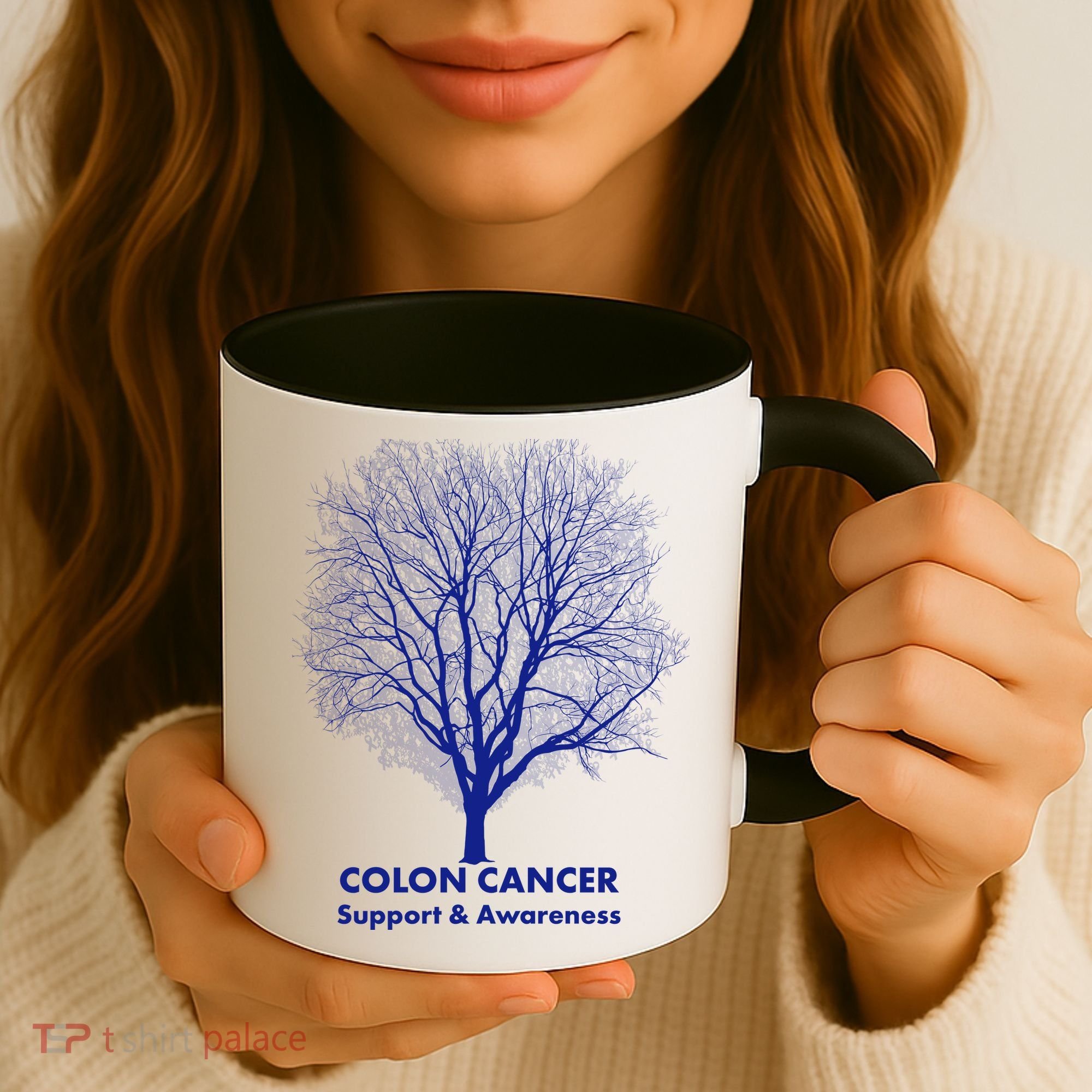 Colon Cancer Awareness Tree Coffee Mug