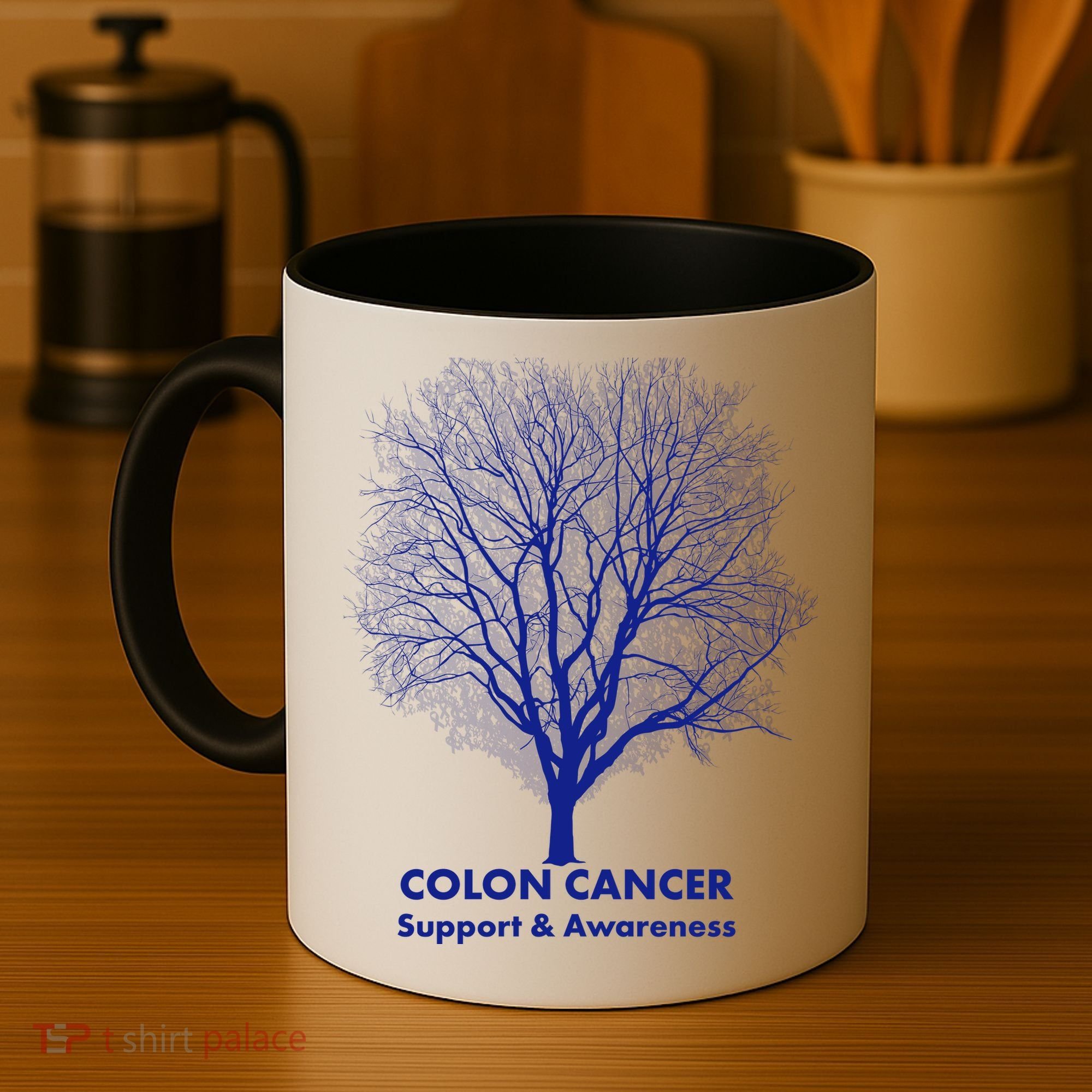 Colon Cancer Awareness Tree Coffee Mug