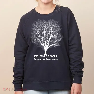 Colon Cancer Awareness Tree Women's Sweatshirt