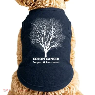 Colon Cancer Awareness Tree Doggie Tank