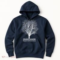 Colon Cancer Awareness Tree Hoodie thumb 0
