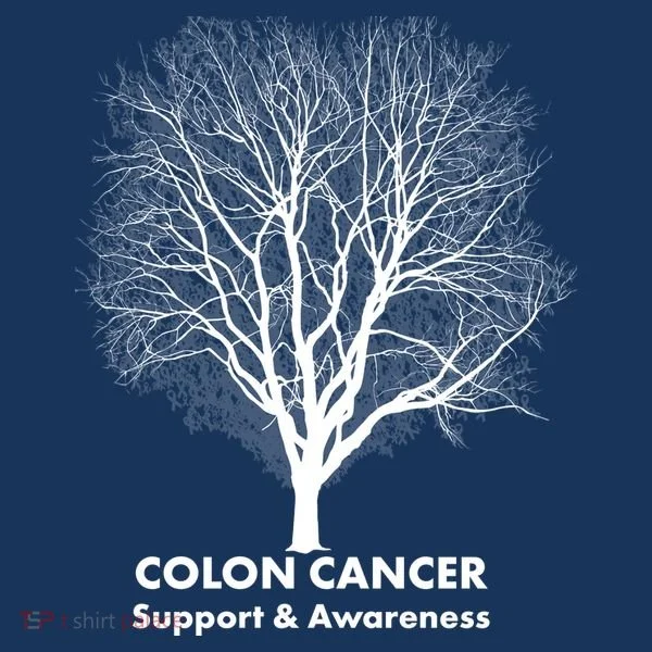 Colon Cancer Awareness Tree Hoodie