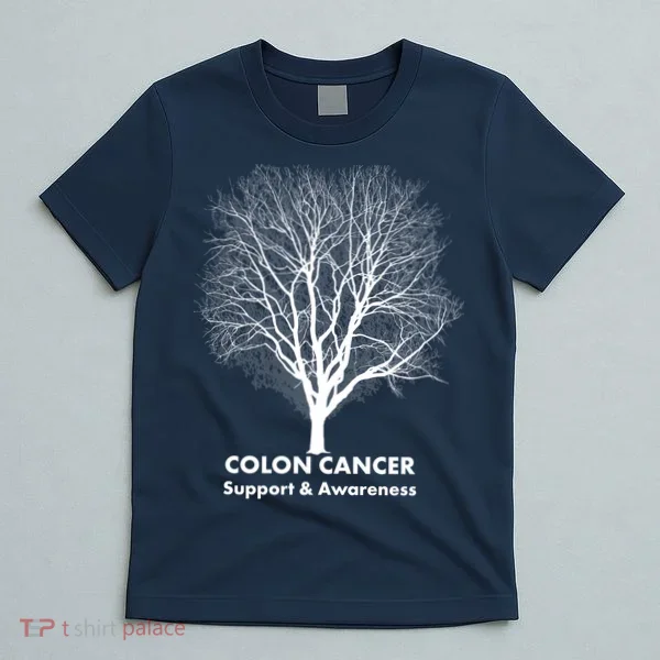 Colon Cancer Awareness Tree T-Shirt