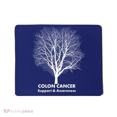 Colon Cancer Awareness Tree Mousepad