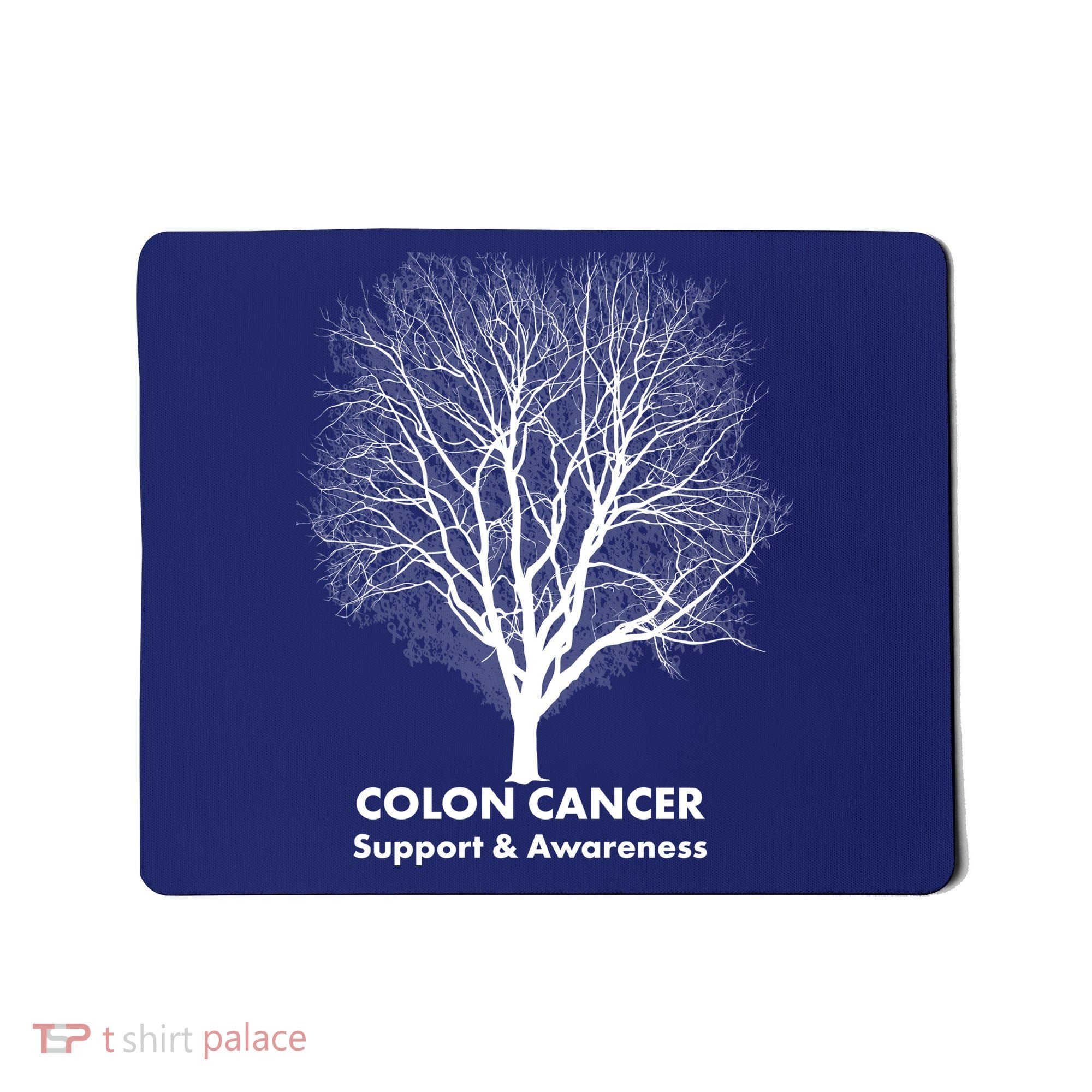 Colon Cancer Awareness Tree Mousepad