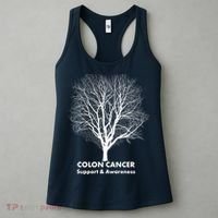 Colon Cancer Awareness Tree Women's Tank Top thumb 3