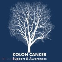Colon Cancer Awareness Tree Toddler Hoodie thumb 2