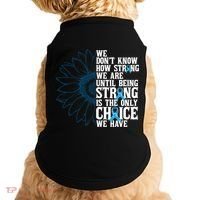 Colon Cancer Being Strong Is The Only Choice Doggie Tank thumb 0
