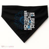 Colon Cancer Being Strong Is The Only Choice USA-Made Doggie Bandana thumb 0
