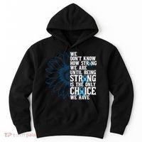 Colon Cancer Being Strong Is The Only Choice Hoodie thumb 0