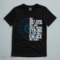 Colon Cancer Being Strong Is The Only Choice T-Shirt thumb 5