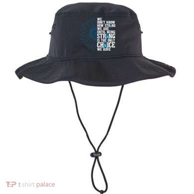 Colon Cancer Being Strong Is The Only Choice Bucket Hat