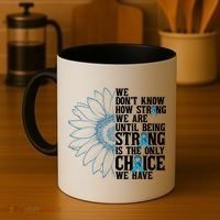 Colon Cancer Being Strong Is The Only Choice Coffee Mug thumb 4