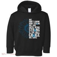 Colon Cancer Being Strong Is The Only Choice Toddler Hoodie thumb 0