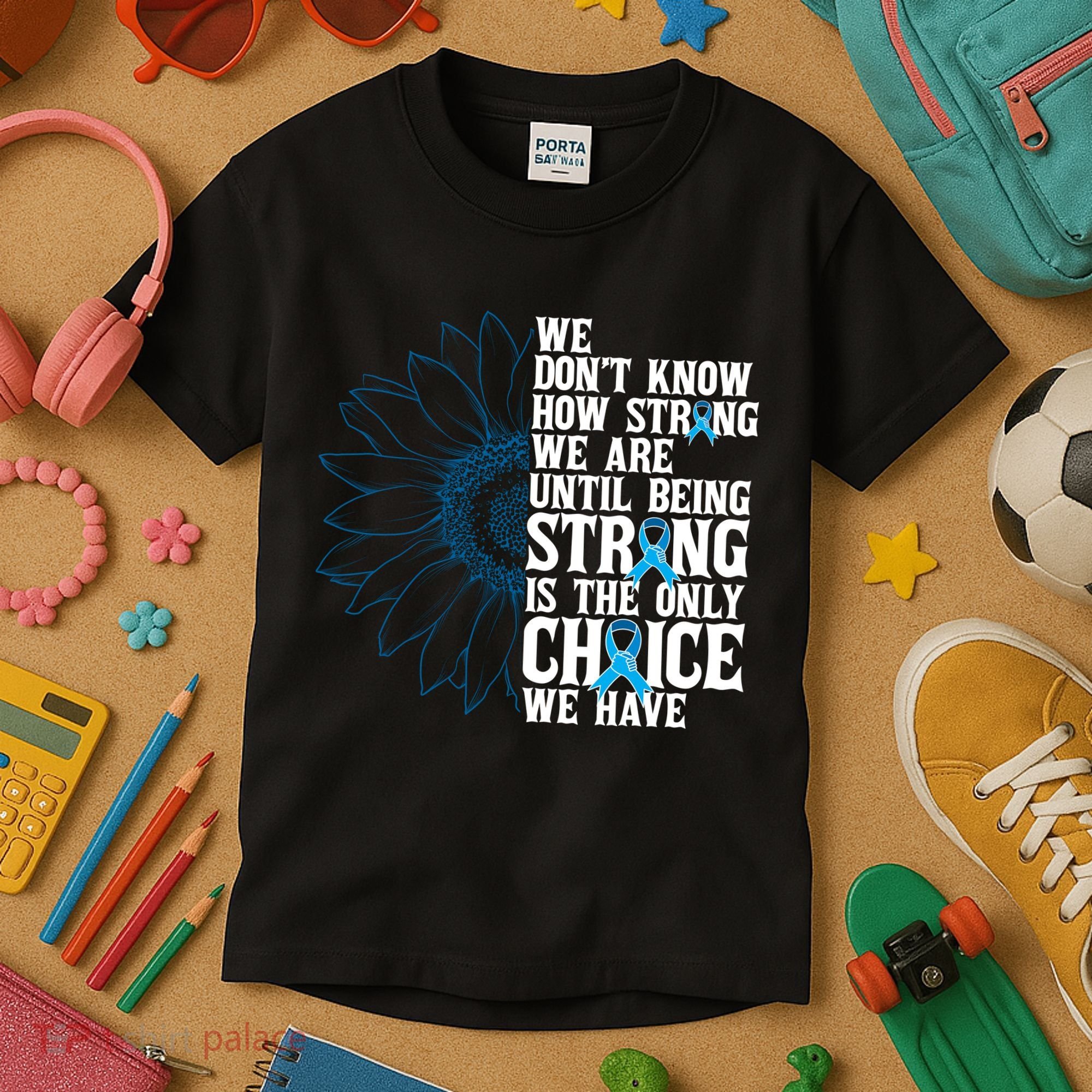Colon Cancer Being Strong Is The Only Choice Kids T-Shirt