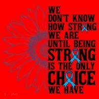 Colon Cancer Being Strong Is The Only Choice Santa Hat thumb 1