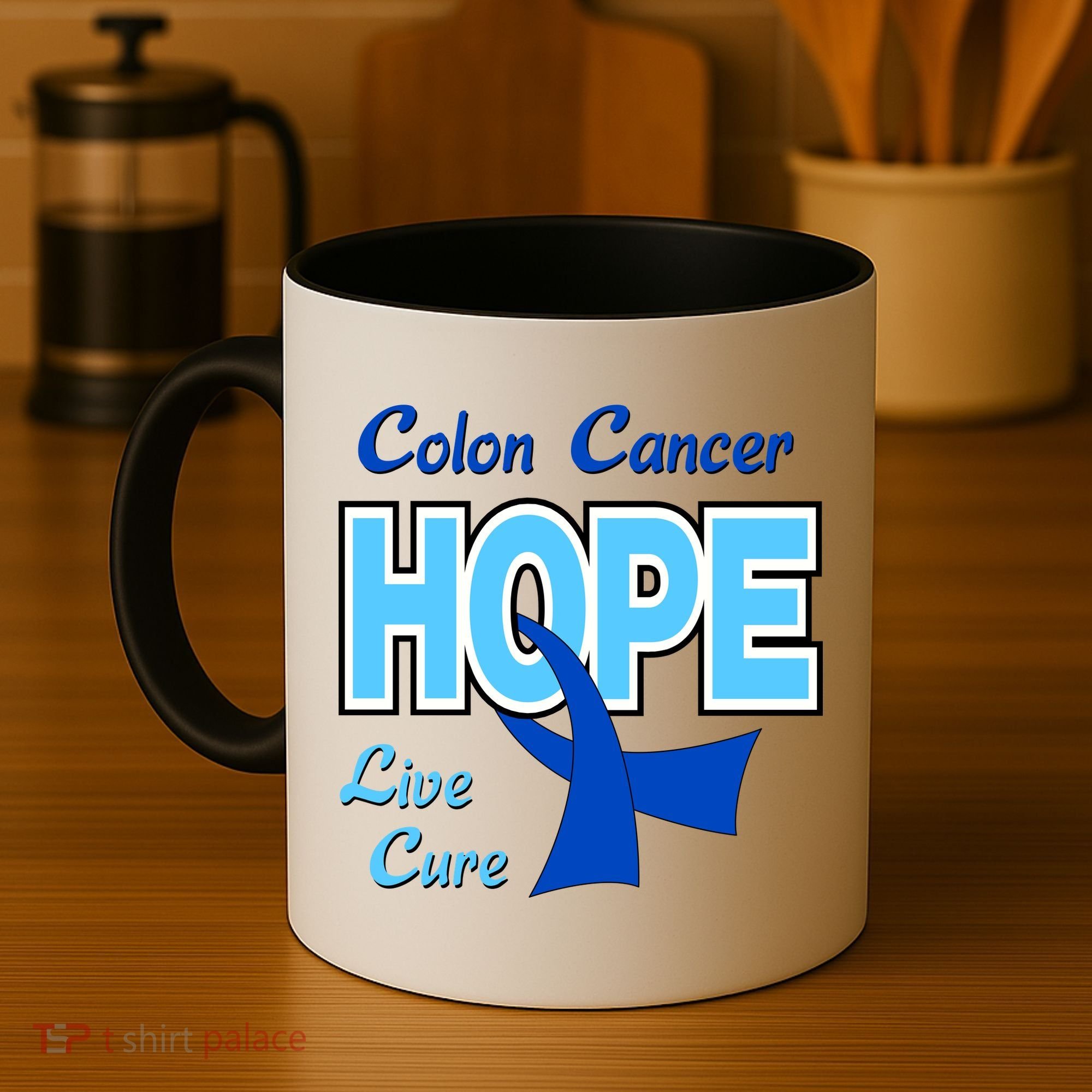 Colon Cancer Hope Live Cure Coffee Mug