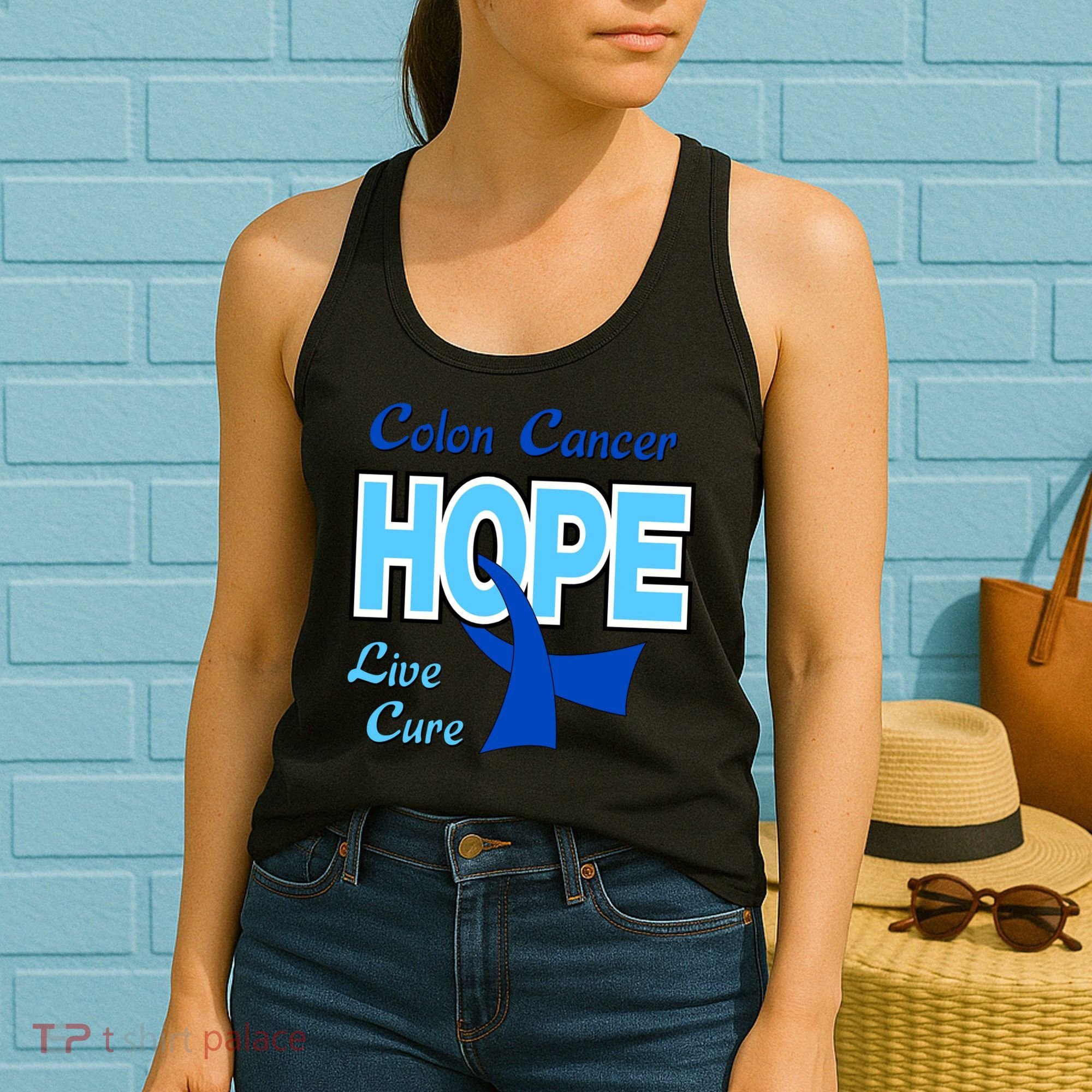 Colon Cancer Hope Live Cure Women's Tank Top
