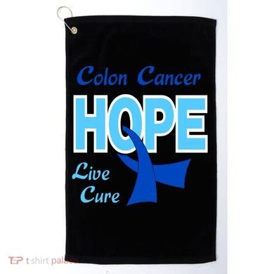 Colon Cancer Hope Live Cure Golf Towel