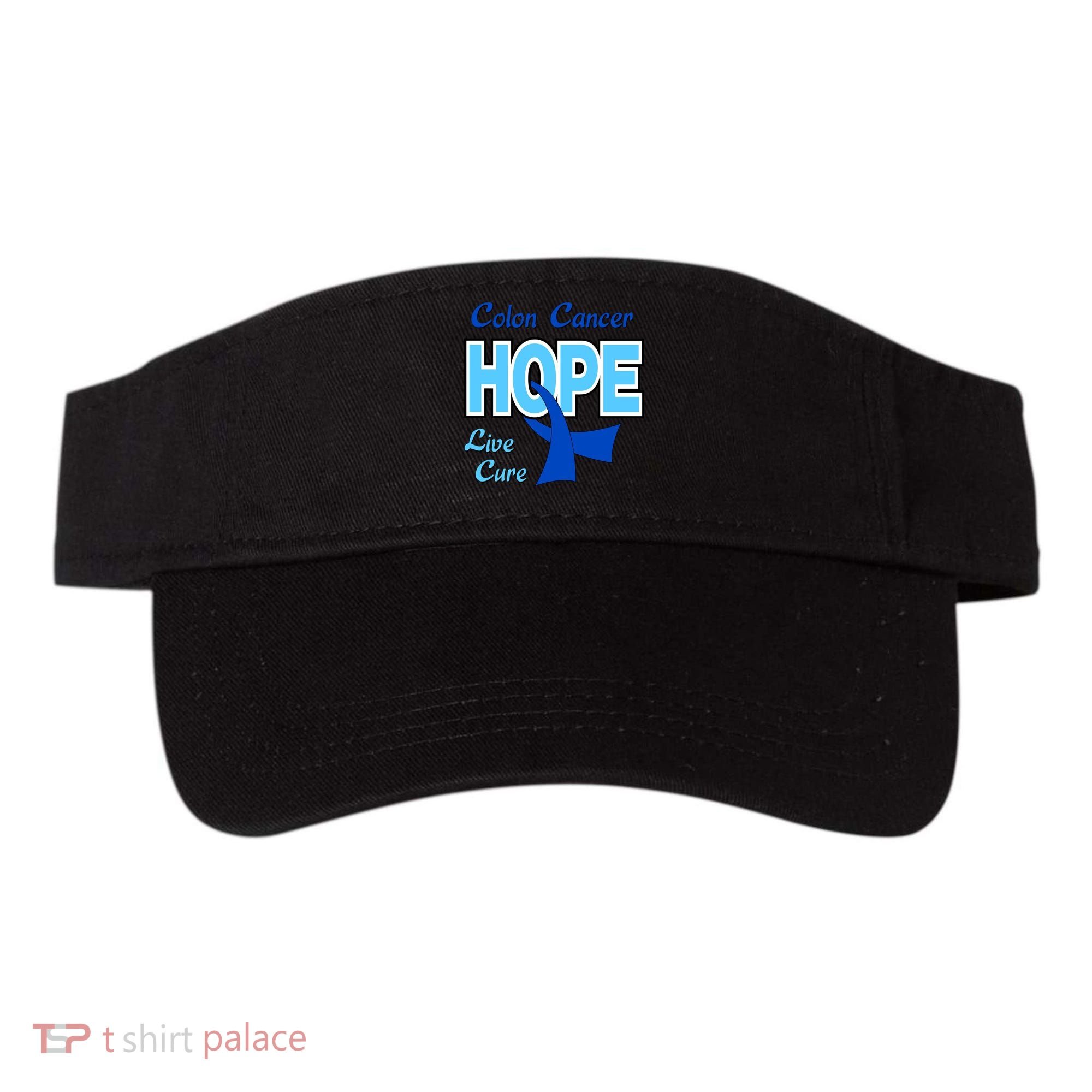 Colon Cancer Hope Live Cure Visor