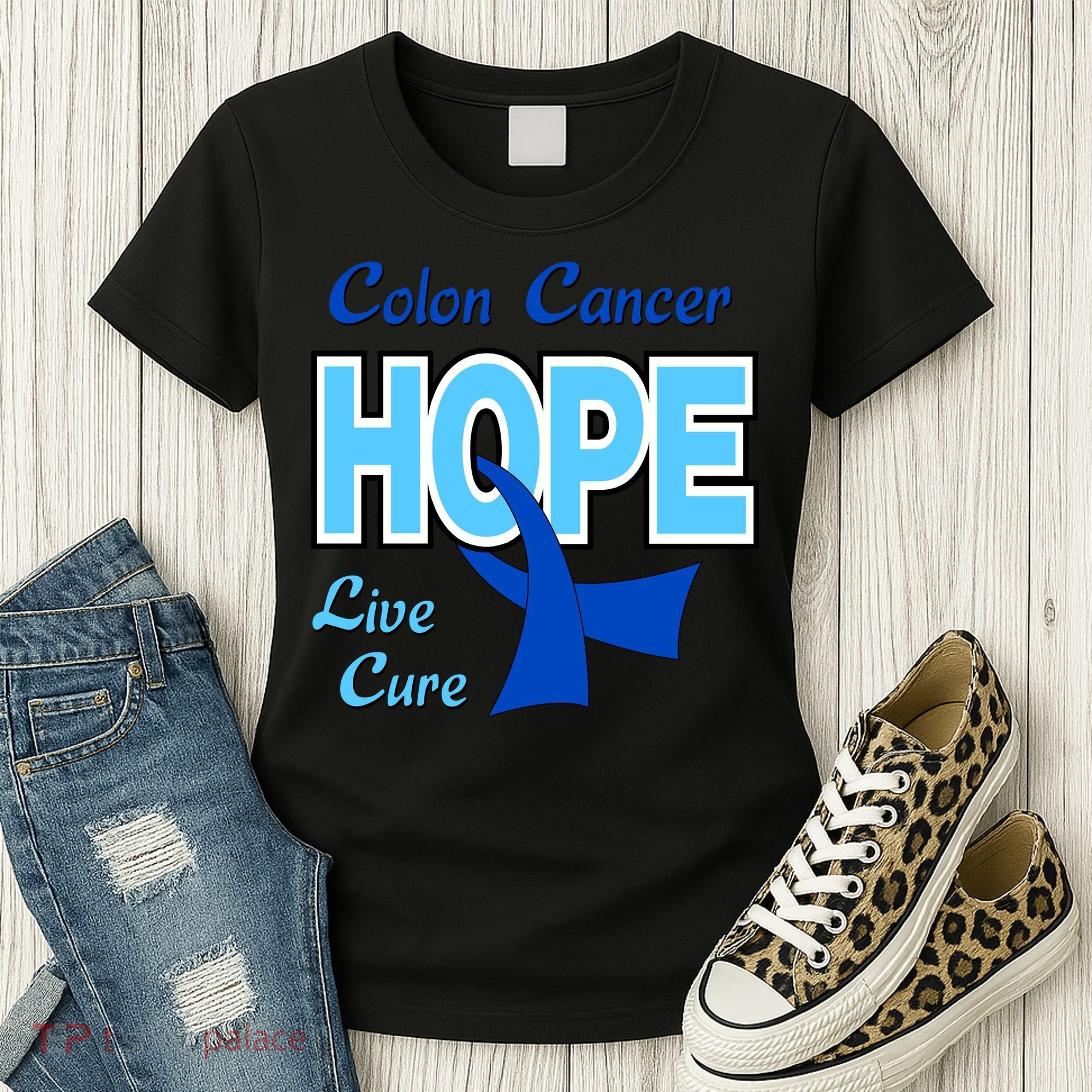 Colon Cancer Hope Live Cure Women's T-Shirt