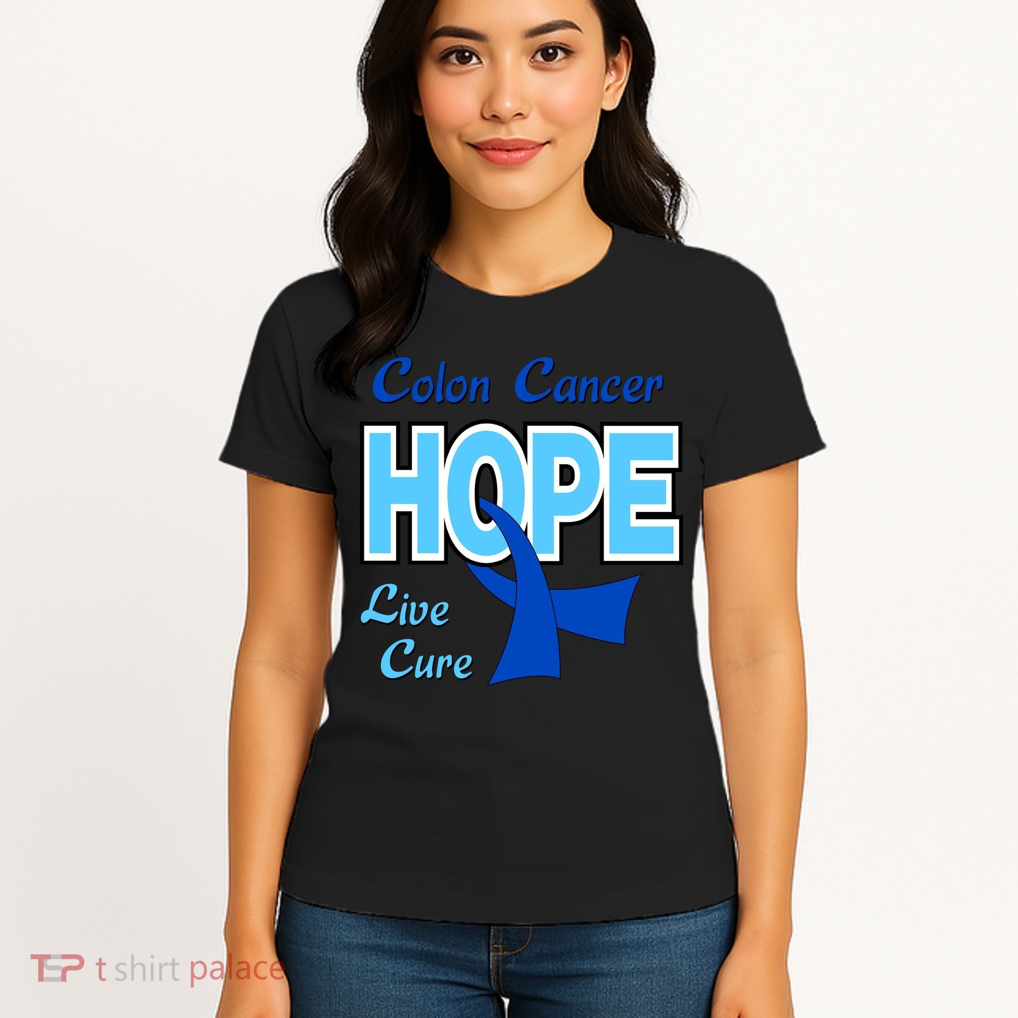 Colon Cancer Hope Live Cure Women's T-Shirt