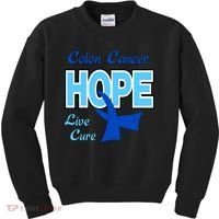 Colon Cancer Hope Live Cure Kids Sweatshirt thumb 0