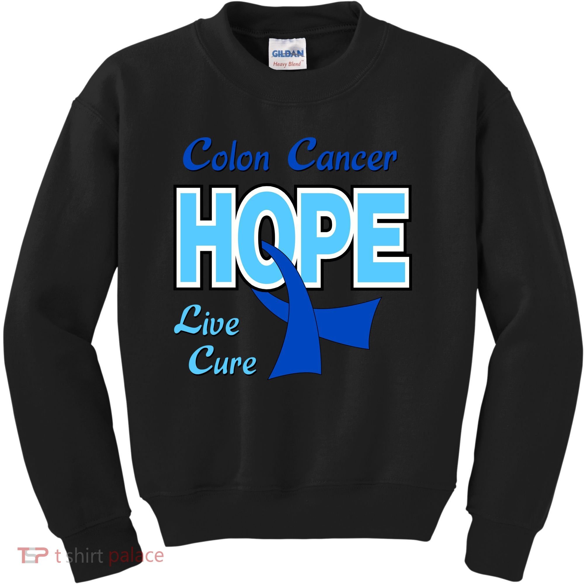 Colon Cancer Hope Live Cure Kids Sweatshirt