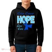 Colon Cancer Hope Live Cure Kids Hoodie thumb 4