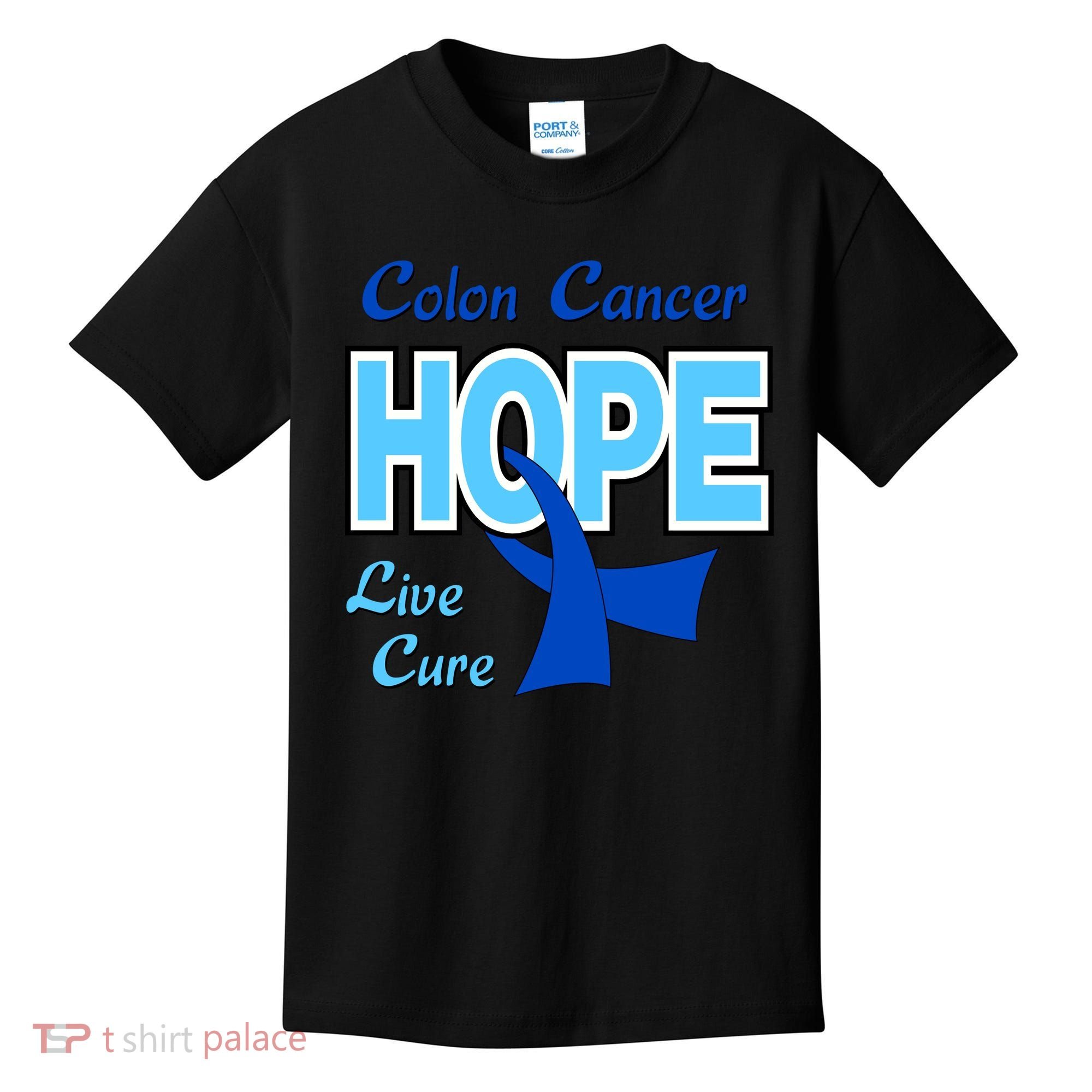 Colon Cancer Hope Live Cure Kids T-Shirt