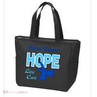 Colon Cancer Hope Live Cure Tote Bag thumb 3