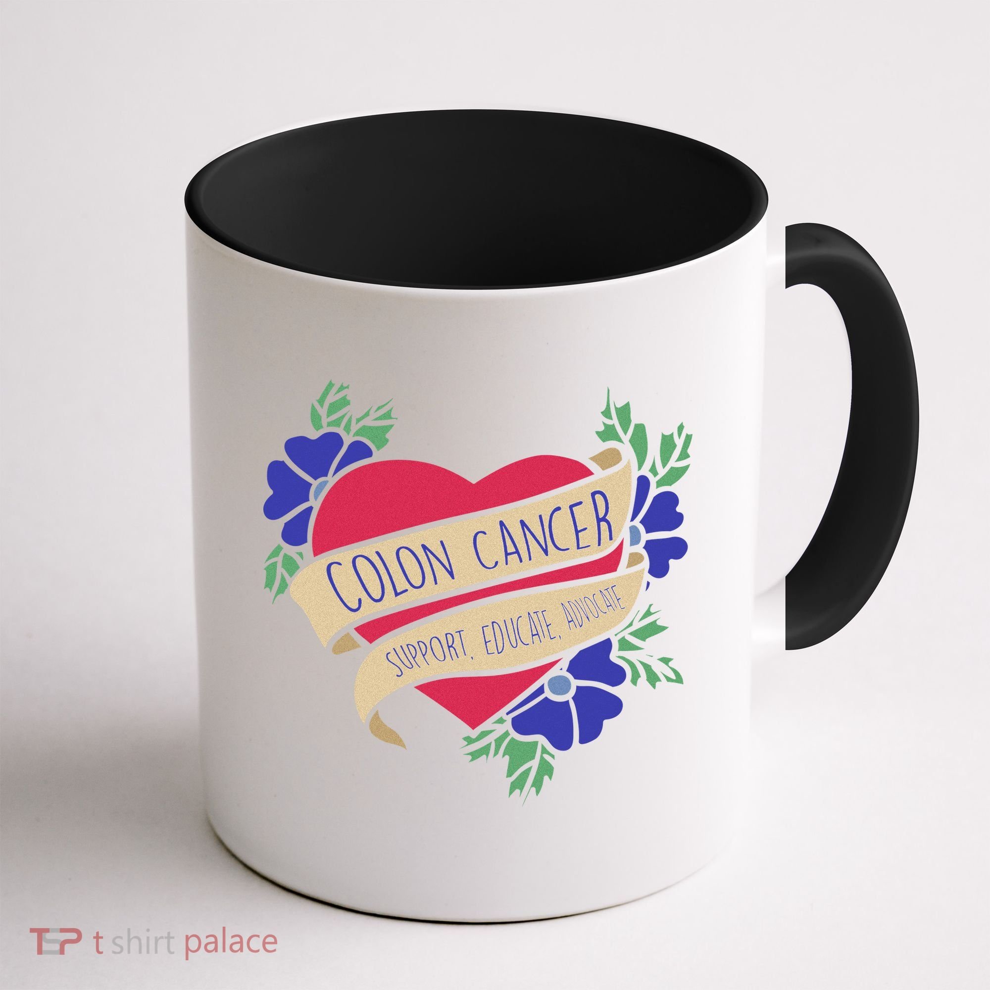 Colon Cancer Support Educate Advocate Coffee Mug