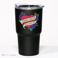 Colon Cancer Support Educate Advocate Tumbler thumb 0